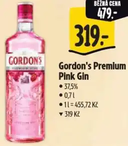 Albert Gordon's Premium Pink Gin nabídka