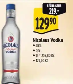 Albert Nicolaus Vodka nabídka
