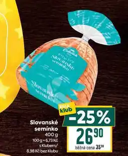 Billa Slovanské semínko 400 g nabídka