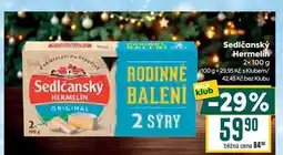 Billa Sedlčanský Hermelin 2x 100 g nabídka