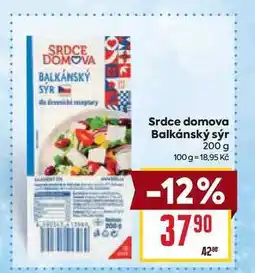 Billa Srdce domova Balkánský sýr 200 g nabídka