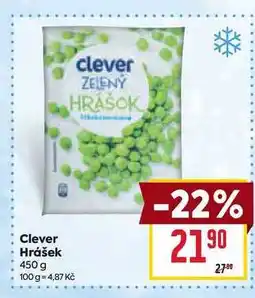 Billa Clever Hrášek 450 g nabídka