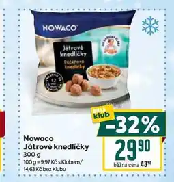 Billa Nowaco Játrové knedlíčky 300 g nabídka