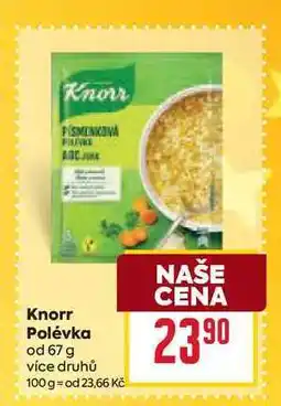 Billa Knorr Polévka od 67 g nabídka