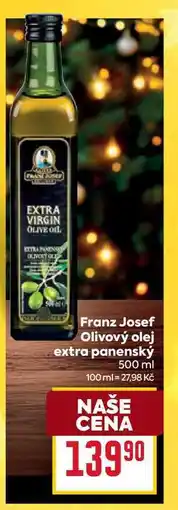 Billa Franz Josef Olivový olej extra panenský 500 ml nabídka