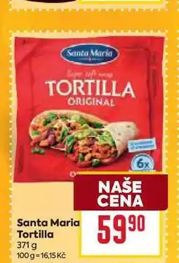 Billa Santa Maria Tortilla 371 g nabídka