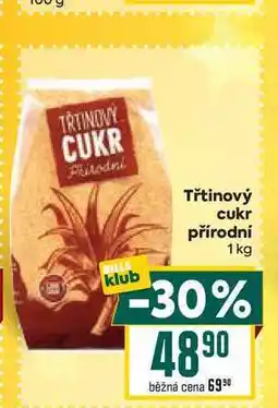 Billa Třtinový cukr přírodní 1 kg nabídka