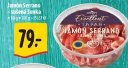 Albert Jamón Serrano sušená šunka nabídka