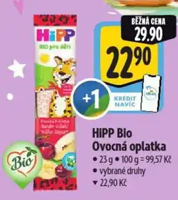 Albert HIPP Bio Ovocná oplatka nabídka