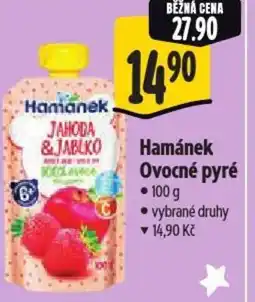Albert Hamánek Ovocné pyré nabídka