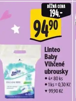 Albert Linteo Baby Vlhčené ubrousky nabídka