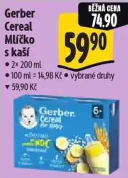 Albert Gerber Cereal Mlíčko s kaší nabídka