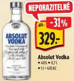 Albert Absolut Vodka nabídka
