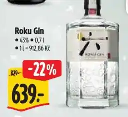 Albert Roku Gin nabídka
