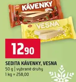 Terno Sedita kávenky, vesna nabídka