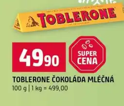 Terno Toblerone čokoláda mléčná nabídka