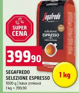 Terno Segafredo selezione espresso nabídka