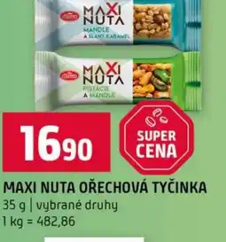 Terno Maxi nuta ořechová tyčinka nabídka