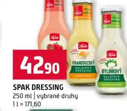 Terno Spak dressing nabídka