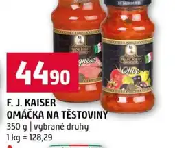 Terno F. J. Kaiser Omáčka na těstoviny nabídka
