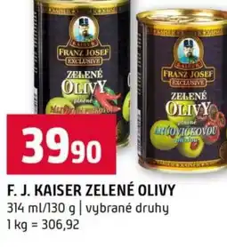 Terno F. J. kaiser zelené olivy nabídka