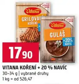 Terno Vitana koření + 20% navíc nabídka