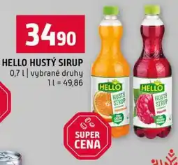 Terno Hello hustý sirup nabídka