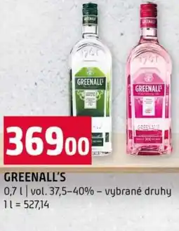 Terno Greenall's nabídka