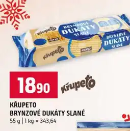 Terno Křupeto brynzové dukáty slané nabídka