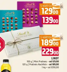 Terno Lindt nabídka