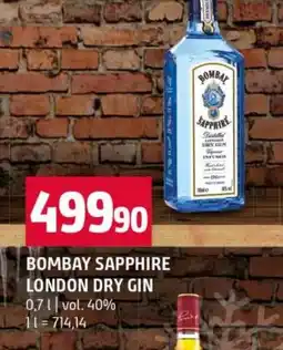 Terno Bombay sapphire london dry gin nabídka