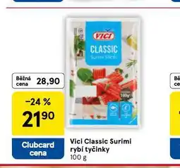 Tesco Vici classic surimi rybí tyčinky nabídka