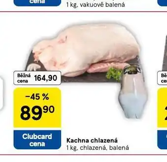 Tesco Kachna chlazená nabídka