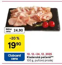 Tesco Kladenská pečeně nabídka