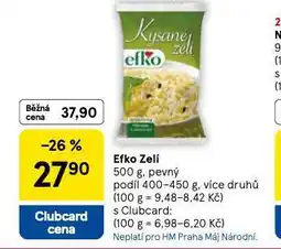 Tesco Efko zelí nabídka