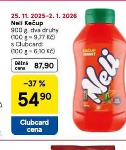 Tesco Neli kečup nabídka