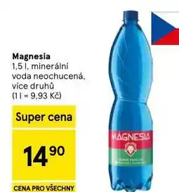 Tesco Magnesia nabídka