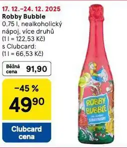 Tesco Robby bubble nabídka