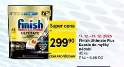 Tesco Finish ultimate plus kapsle do myčky nabídka
