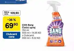 Tesco Cillit bang čisticí sprej nabídka