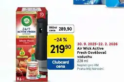 Tesco Air wick active fresh osvěžovač vzduchu nabídka