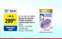 Tesco Vanish oxi action prášek na bělení a odstraňování skvrn nabídka