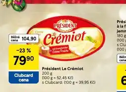 Tesco Président le crémiot nabídka