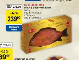 Tesco Zlatá rybka šunka nabídka