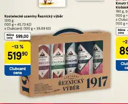 Tesco Kostelecké uzeniny řeznický výběr nabídka