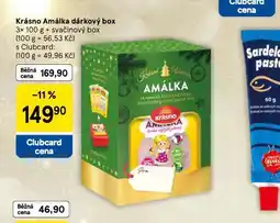 Tesco Krásno amálka dárkový box nabídka