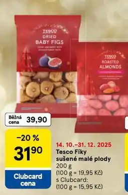 Tesco Fíky sušené malé plody nabídka