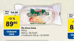 Tesco Ölz zimní štola nabídka