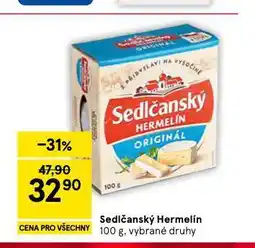 Tesco Sedlčanský hermelín nabídka