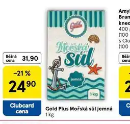 Tesco Mořská sůl jemná nabídka